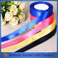 2016 hot sale double face fabric satin ribbon roll 100 yards
